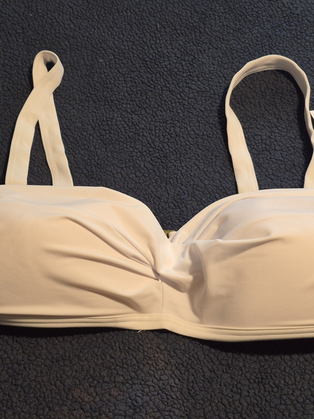 Swimsuits For All White Convertible Swim Top Size 20 NWT